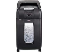 Rexel Auto+ 300M 2104300 Auto Feed 300 Sheet Micro Cut Shredder for Small Office Use (Up to 10 Users), 40 Litre Bin, Includes Shredder Oil Sheets, Black