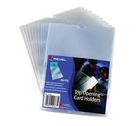 Rexel Card Holder Polypropylene Wipe-clean Top-opening A5 Ref 12093 [Pack of 25]