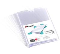 ACCO REXEL Card Holders A4 - Clear - 25 Pack
