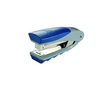 Rexel Centor Half Strip Stapler, 25 Sheet Capacity, Uses 24/6 and 26/6 Staples, Includes Staples, Metal Body, Blue/Back, 2100596