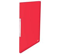 Rexel Choices, 2115658, Translucent Display Book, A4, 40 Pockets, 80 Sheet Capacity, Red