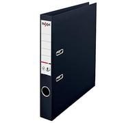 Rexel Choices, A4 Lever Arch File, 50 mm Spine, 350 Sheet Capacity, Plastic Cover, File Folder, 2115506, Black