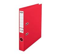 Rexel Choices, A4 Lever Arch File, 50 mm Spine, 350 Sheet Capacity, Plastic Cover, File Folder, 2115508, Light Red