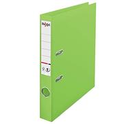 Rexel Choices, A4 Lever Arch File, 50 mm Spine, 350 Sheet Capacity, Plastic Cover, File Folder, 2115509, Light Green
