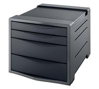 Rexel Choices Draw Cabinet Black - Drawer Cabinets - Desktop Cabinets