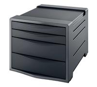Rexel Choices, 2115609, 4 Drawer Cabinet, A4, Black