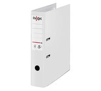 Rexel Choices, Foolscap Lever Arch File, 75 mm Spine, 500 Sheet Capacity, Plastic Cover, File Folder, 2115515, White