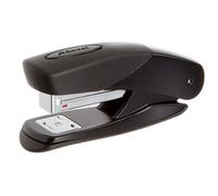 Rexel Choices Matador Half Strip Stapler, 25 Sheet Capacity, Uses 24/6 And 26/6 Staples, Metal Body, Black, 2100000