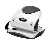 Rexel Choices P225 2 Hole Punch, 25 Sheet Capacity, Paper Alignment Indicator, Metal, White, 2115691