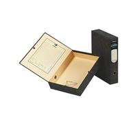 Rexel Classic Foolscap Lockspring Box File Black/Green (5)