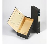 Rexel Classic Foolscap Lockspring Box File Black/Green (5)