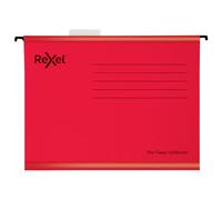 Rexel Classic Foolscap Reinforced Suspension Files for Filing Cabinets 15MM V Ba