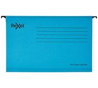 Rexel Blue Foolscap Suspension Files