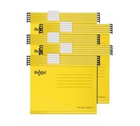 Rexel Yellow Foolscap Suspension Files