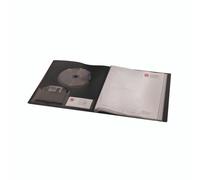 REXEL Clearview Display Book 24 Pockets A4 Black - 10320BK
