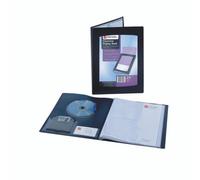 Rexel Nyrex Clearview Display Book A5 24 Pocket Black 10410BK