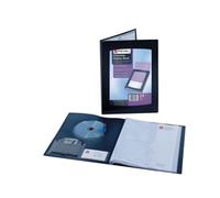 Rexel Clearview Display Book 24 Pockets A3 Black - 10405BK