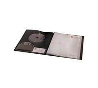 REXEL Clearview Display Book 24 Pockets A4 Black - 10320BK
