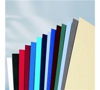 ACCO REXEL Cover Board A4 Plain Black Pack of 50