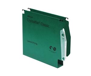 Rexel CrystalFile Classic 30mm Lateral File Manilla 300 Sheet - 78654