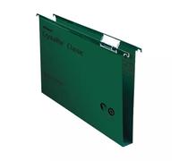 Rexel Crystalfile Classic A4 Suspension File 30mm Pack of 50, Green
