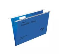 Rexel Crystalfile Classic Foolscap Suspension File 15mm Pack of 50, Blue