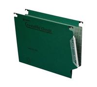 Rexel Crystalfile Green 15mm Lateral File (Pack Of 50)