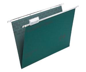 Rexel Crystalfile Classic Suspension File A4 Landscape V-Base Green Recycled 46% Pack of 50