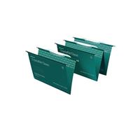 Rexel Crystalfile Classic Foolscap Suspension File 15mm Pack of 50, Green