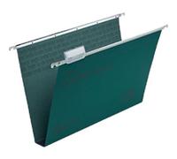 Rexel Crystalfile Classic Vertical Suspension File 30 mm 230 gsm Green Recycled 46% Pack of 50