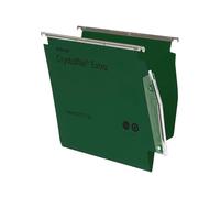 Rexel CrystalFile Extra 15mm Lateral File Green (Pack of 25) 70637
