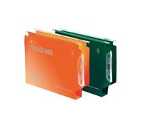 Rexel Crystalfile Extra 330 Foolscap Lateral Suspension File Polypropylene 30mm Green (Pack 25) 3000122 DD