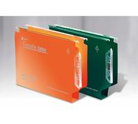 Rexel Crystalfile Extra 330 Foolscap Lateral Suspension File Polypropylene 30mm Green (Pack 25) 3000122 DD