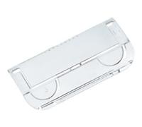 Rexel Crystalfile File Tabs Transparent Plastic 6 x 3 cm Pack of 50