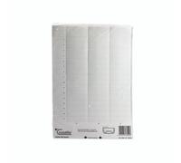 Rexel Crystalfile Inserts White PK50