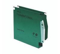 Rexel Crystalfile Lat File GRN PK50