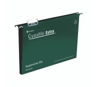 Rexel Crystalfile Susn File GRN PK25