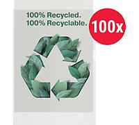 Rexel Cut Flush Folder A4 Orange Peel Transparent 100 microns PP (Polypropylene) 2115704 Pack of 100