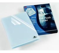 Rexel Cut Flush Folders A4 Clear (100)