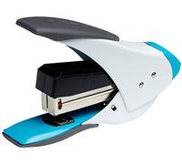 Rexel Easy Touch 20 Quarter Strip Stapler 18mm Throat Depth White/Blue (20 Sheet Staple Capacity)
