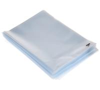 Rexel Essential A4 Document Folder, Clear Embossed, 85mic, Cut Flush, L-Folder, Pack 100, 12215