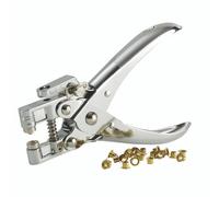 ACCO Rexel Eyeletter and Punch 950 – 13 mm capacity for up to 4.7 mm eyelets – Chrome