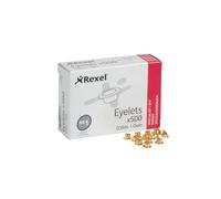 Rexel Eyeletts Document Binding Copper Coated Brass Stationery 500pcs 10 Pack