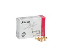 Rexel Eyeletts Document Binding Copper Coated Brass Stationery 500pcs 10 Pack