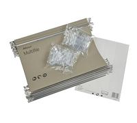 Rexel Multifile Suspension File Heavyweight Manilla Green Pack 50