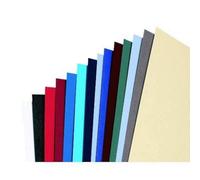 Rexel Gbc A4 250 Gsm Leatherboard Window Binding Covers - Blue