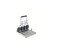 Rexel HD4150 Ultra Heavy Duty 4 Hole Punch, 150 Sheet Capacity, Effortless Punching, Metal, Silver/Black, 2101235