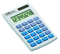 ACCO Ibico Pocket Calculator 081X - LCD Display - White/Blue