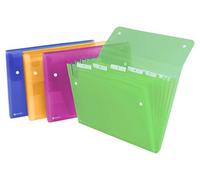 Ice Expanding File Assorted Colours ( 6 Pockets, 120 Sheets)
