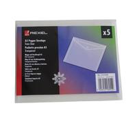 Rexel Ice Popper Wallet Landscape A5 Clear (5)